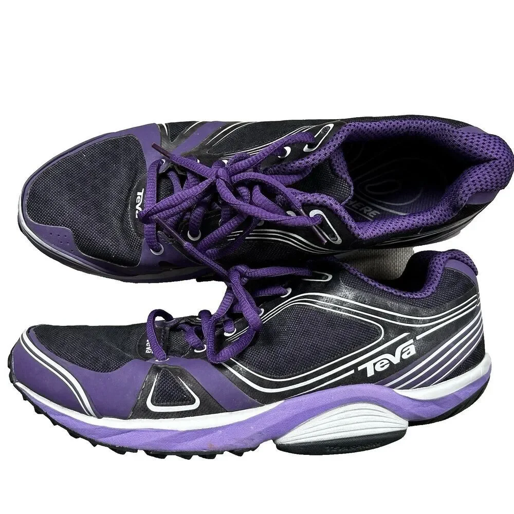 Teva Tevasphere Trail Running Shoes Sneakers Size 7.5 Purple Black Cross Train